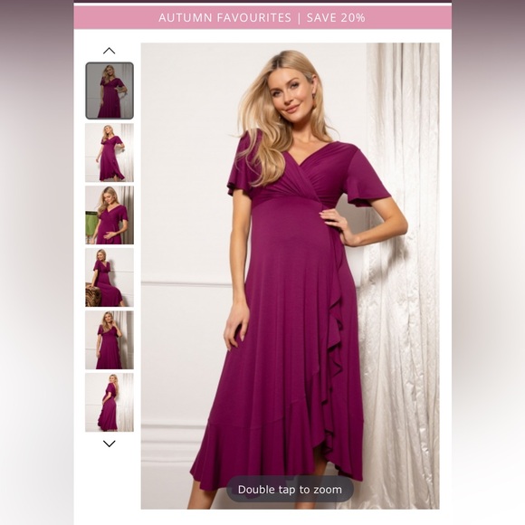 Tiffany Rose - WATERFALL MIDI MATERNITY DRESS - Picture 3 of 4